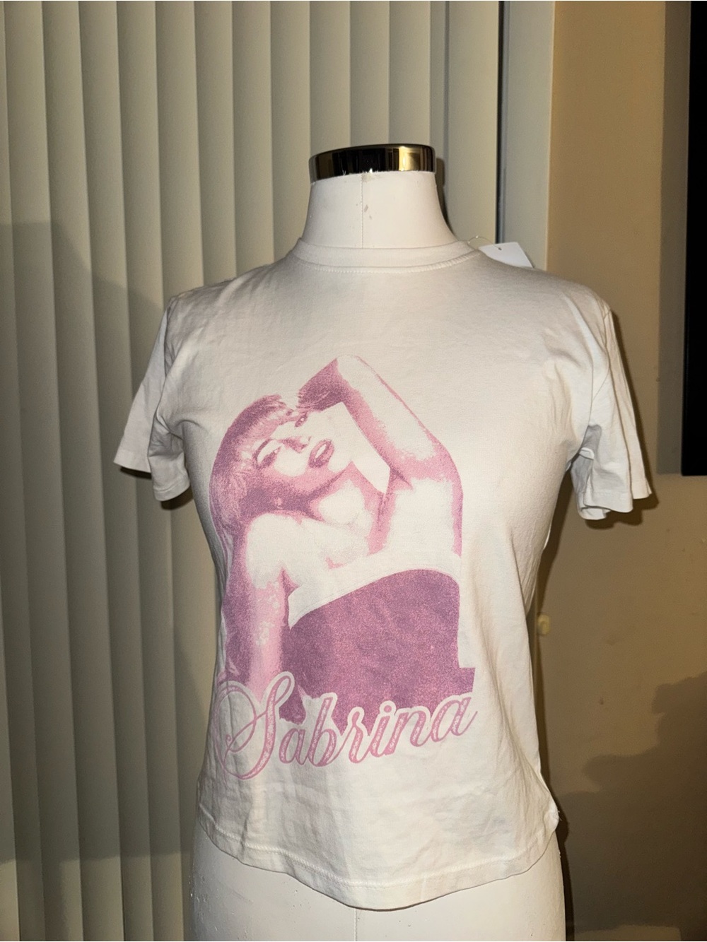 Sabrina Carpenter cotton baby tee